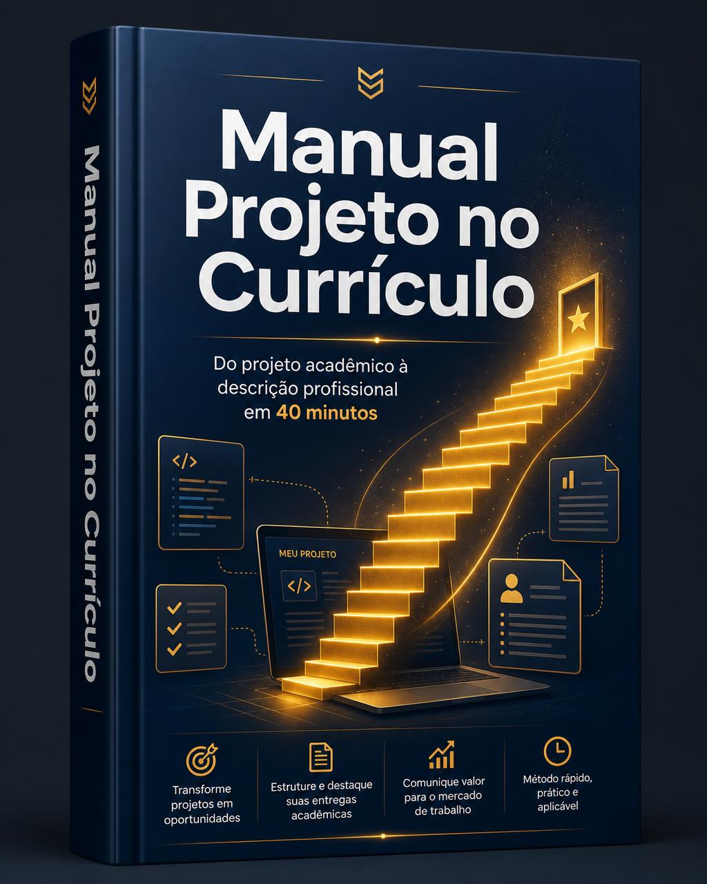 Capa do Manual Projeto no Currículo