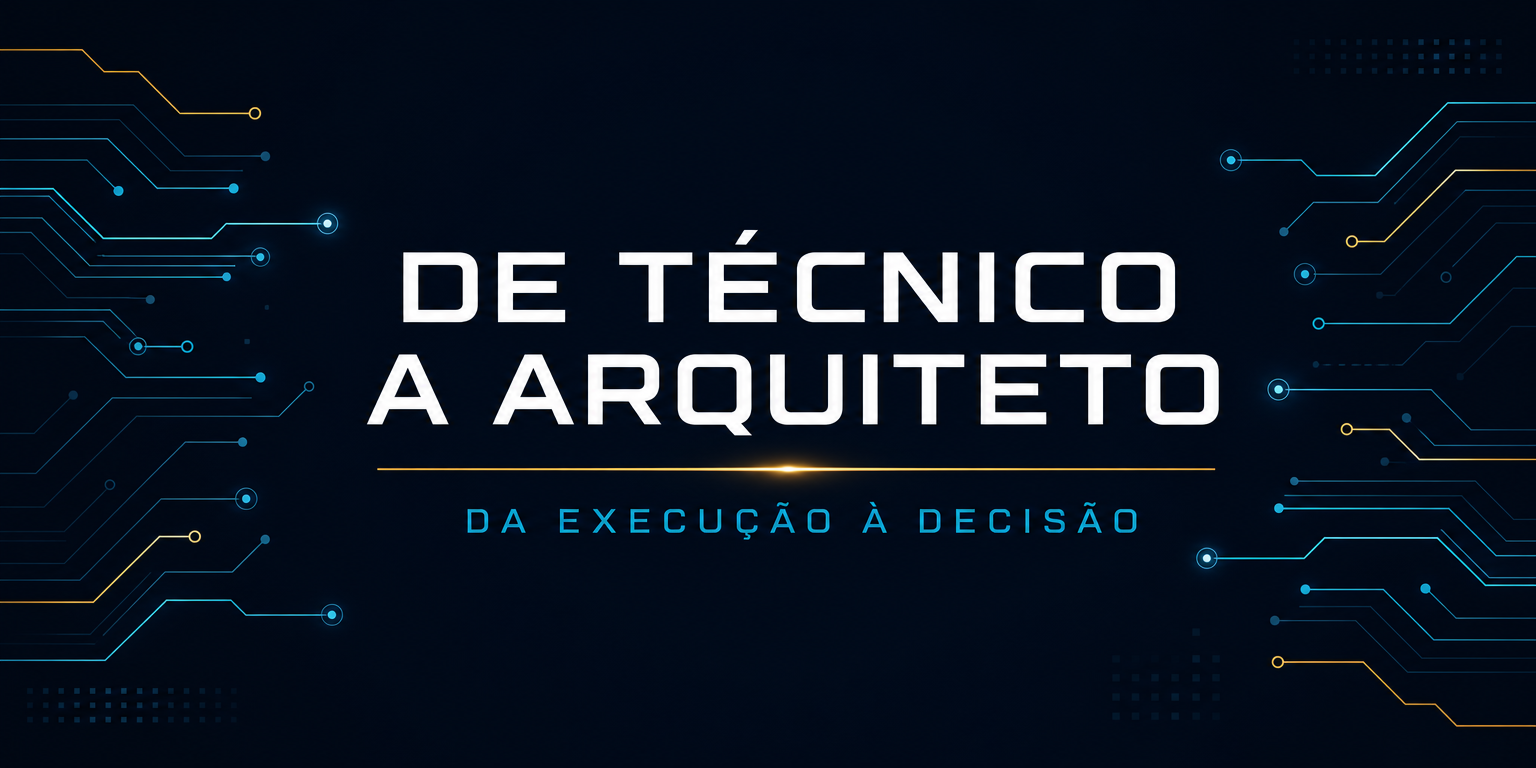 De Técnico a Arquiteto — Da Execução à Decisão